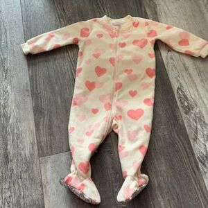Pekkle Pink Heart Kids One Piece